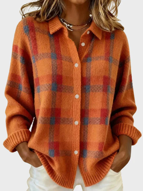 Bellatrixae | Retro Plaid Cardigan